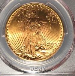 1925 $20 PCGS MS 65+ St. Gaudens Gold Double Eagle