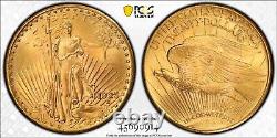 1925 $20 Philadelphia Gold GEM St Gaudens Double Eagle PCGS MS66