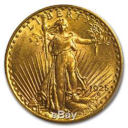 1925 $20 Saint-Gaudens Gold Double Eagle MS-63 PCGS SKU#4407