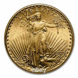 1925 $20 Saint-Gaudens Gold Double Eagle MS-64 NGC SKU#8782