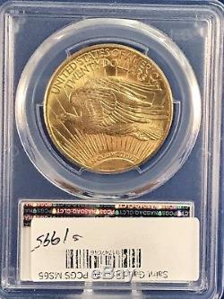 1925 $20 Saint Gaudens Gold Double Eagle PCGS MS65 84747406