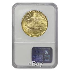 1925 $20 Saint Gaudens NGC MS62 Choice grade Philadelphia Gold Double Eagle coin