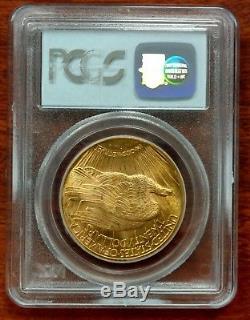 1925 $20 St. Gaudens Gold Double Eagle PCGS Certified MS65. NO RESERVE