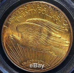 1925 $20 US Gold Saint Gaudens Double Eagle Coin (PCGS MS 63 MS63) LV11G