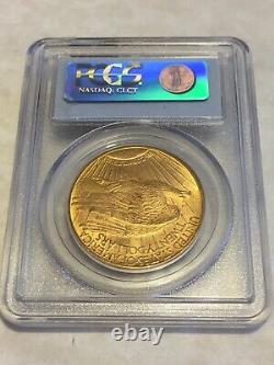 1925 MS63 PCGS Saint Gaudens Double Eagle $20 Gold Coin PQ great appeal verynice