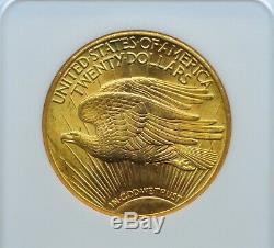 1925 NGC MS64 $20 St. Gaudens Double Eagle Gold Coin 020DUD
