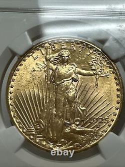 1925 Saint Gaudens $20 Gold Double Eagle NGC MS64