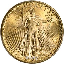 1925 US Gold $20 Saint-Gaudens Double Eagle PCGS MS64
