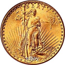 1926 $20 PCGS/CAC MS65 Saint Gaudens Double Eagle Gold Coin