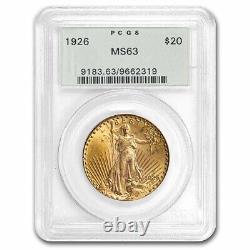 1926 $20 Saint-Gaudens Gold Double Eagle MS-63 PCGS SKU#4410