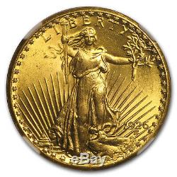 1926 $20 Saint-Gaudens Gold Double Eagle MS-64 NGC SKU#8784