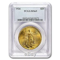 1926 $20 Saint-Gaudens Gold Double Eagle MS-65 PCGS SKU #19232