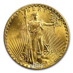 1926 $20 Saint-Gaudens Gold Double Eagle MS-65 PCGS SKU #19232