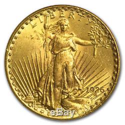 1926 $20 Saint-Gaudens Gold Double Eagle MS-66 PCGS SKU#58864