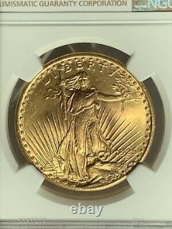 1926 $20 Saint Gaudens Gold Double Eagle NGC MS65+ Plus! 6039254-001