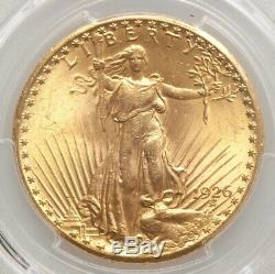 1926 $20 St Gaudens PCGS MS64+ Near GEM Philadelphia Gold Double Eagle