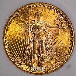 1926 NGC MS65 $20 Saint Gaudens Gold Double Eagle Soup Box Holder item#P16889