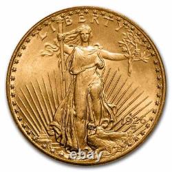 1926-S $20 Saint-Gaudens Gold Double Eagle MS-64 PCGS SKU#61668