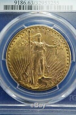 1927 1 oz gold Double Eagle Saint-Gaudens PCGS MS63