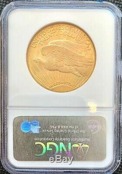 1927 $20 American Gold Double Eagle Saint Gaudens MS63 NGC Certified CAC