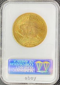 1927 $20 American Gold Double Eagle Saint Gaudens MS63 NGC LUSTROUS MINT Coin