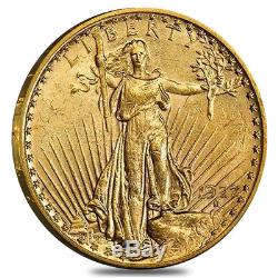 1927 $20 Gold Saint Gaudens Double Eagle Coin PCGS MS 62