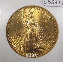 1927 $20 Gold Saint Gaudens Double Eagle NGC MS65 AM262
