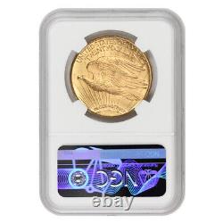 1927 $20 Gold Saint Gaudens NGC MS61 graded Double Eagle Philadelphia mint coin