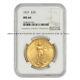 1927 $20 Gold Saint Gaudens NGC MS66 gem certified Philadelphia Double Eagle