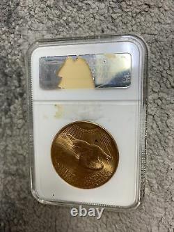 1927 $20 Gold St. Gaudens American Double Eagle Ngc Ms65