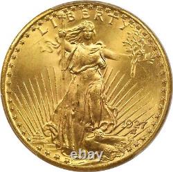 1927 $20 PCGS/CAC MS 64 + Saint-Gaudens Gold Double Eagle