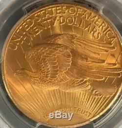 1927 $20 Pcgs Ms65 Gold St. Gaudens Double Eagle Graded Coin