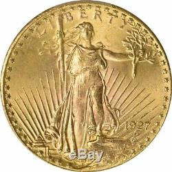 1927 $20 Philadelphia Gold GEM St Gaudens Double Eagle PCGS MS66