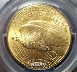 1927 $20 Saint Gaudens Double Eagle PCGS MS66+ Gem graded Philadelphia gold coin