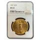 1927 $20 Saint-Gaudens Gold Double Eagle MS-63 NGC SKU#12487