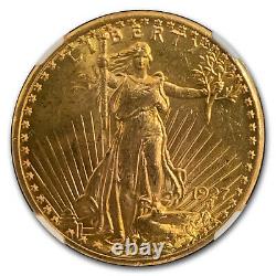1927 $20 Saint-Gaudens Gold Double Eagle MS-63 NGC SKU#12487