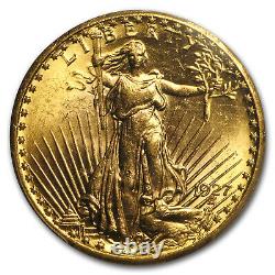 1927 $20 Saint-Gaudens Gold Double Eagle MS-63 PCGS