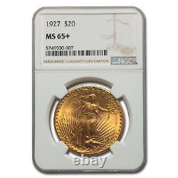 1927 $20 Saint-Gaudens Gold Double Eagle MS-65+ NGC SKU#181082