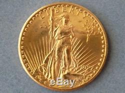 1927 $20 Saint Gaudens Gold Double Eagle Uncirculated Condition