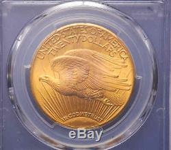 1927 $20 St. Gaudens Double Eagle Gold Coin PCGS MS 66+ Incredible Luster! P. Q. +