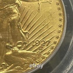 1927 $20 St. Gaudens Double Eagle Gold Coin PCGS MS65 LOOKS + OLD HOLDER