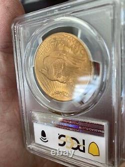 1927 $20 St. Gaudens Double Eagle Gold PCGS Certified Graded MS66 Nice Luster