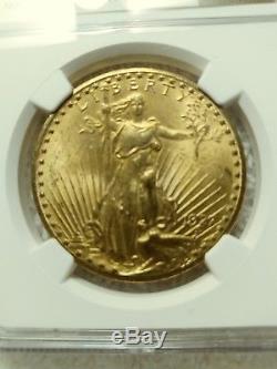 1927 $20 St Gaudens Gold Double Eagle Coin Ngc Certified Ms63