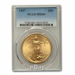 1927 $20 St. Gaudens Gold Double Eagle MS-66+ PCGS SKU#152424