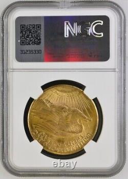 1927 $20 St Gaudens UNC Details NGC Rev Cleaned