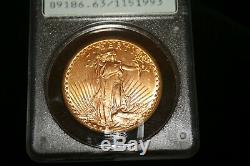 1927 Double Eagle, $20 Gold St Gaudens PCGS MS 65 Lustrous, Premium Quality