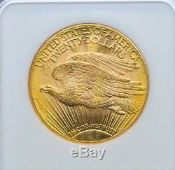 1927 NGC MS63 $20 St. Gaudens Double Eagle Gold Coin 119DUD