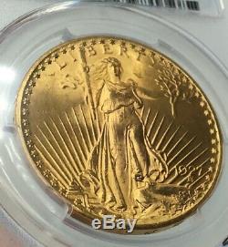 1927 PCGS MS66 $20 Gold Saint Gaudens Double Eagle