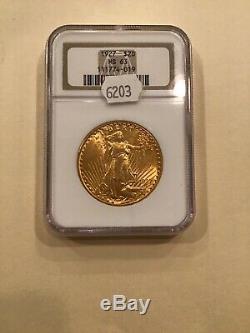 1927 Saint Gaudens $20 Double Eagle Ngc Ms63 Beautiful Coin No Reserve