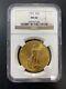 1927 Saint Gaudens Double Eagle Ngc Ms-66 Uncirculated Certified Slab $20